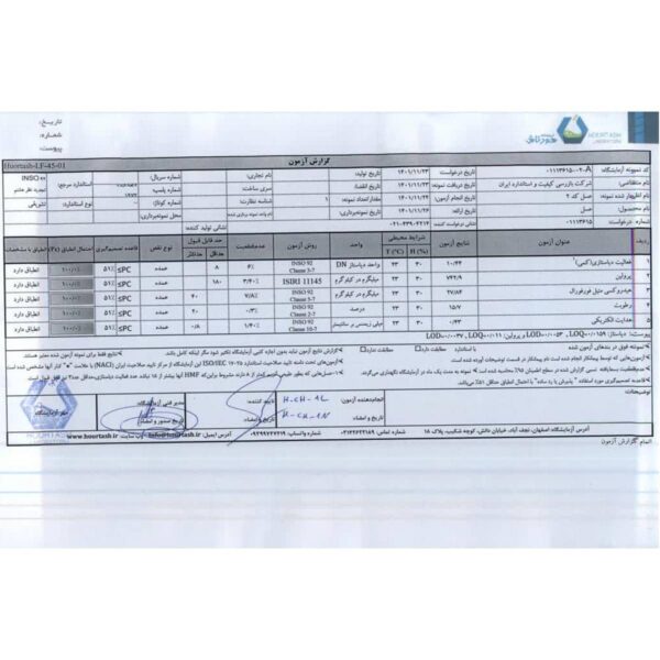 آزمایش عسل آویشن برند آبک 1000 گرم