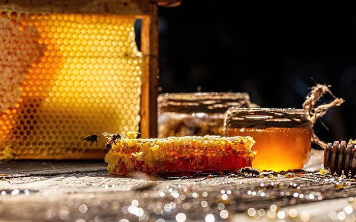 درمان زخم با عسل